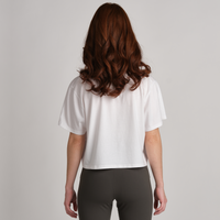 HER ORGANIC COTTON + MODAL CROPPED TEE